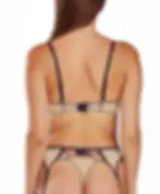 Thumbnail: Sisley Embriodered W/Lace Underwire Bra Set