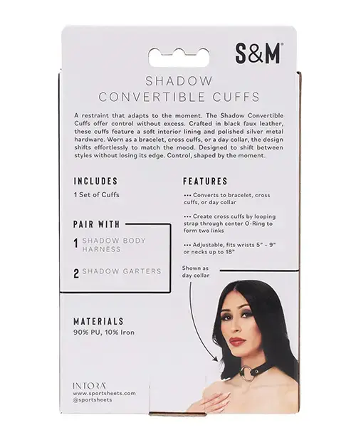 Thumbnail: Sex & Mischief Shadow Convertible Cuffs