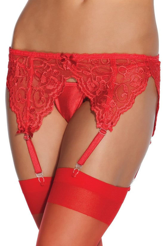 Thumbnail: Opal Lace Garter Belt