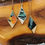 Thumbnail: Sunset Moth Sterling Silver Diamond Butterfly Necklace - Top Wing