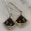 Thumbnail: Graphium Weiskei Silver Square Butterfly Earrings