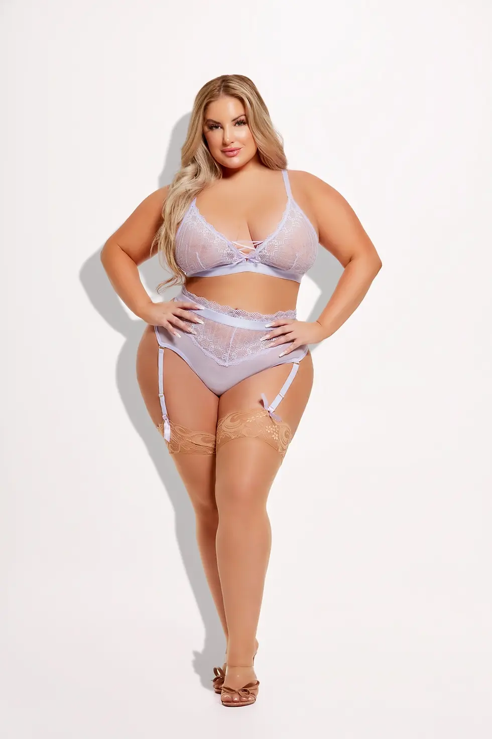 Thumbnail: Vivienne Lace & Micro Bralette & Thong Set