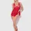 Thumbnail: Mila Eyelash Lace & Mesh Babydoll & G-String Set