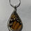 Thumbnail: Monarch Butterfly Sterling Silver Floating Drop Necklace