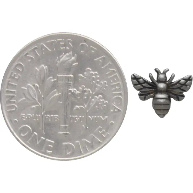 Thumbnail: Hive Mind Tiny Bee Post Earrings