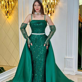 Green Nikah Wedding Dress