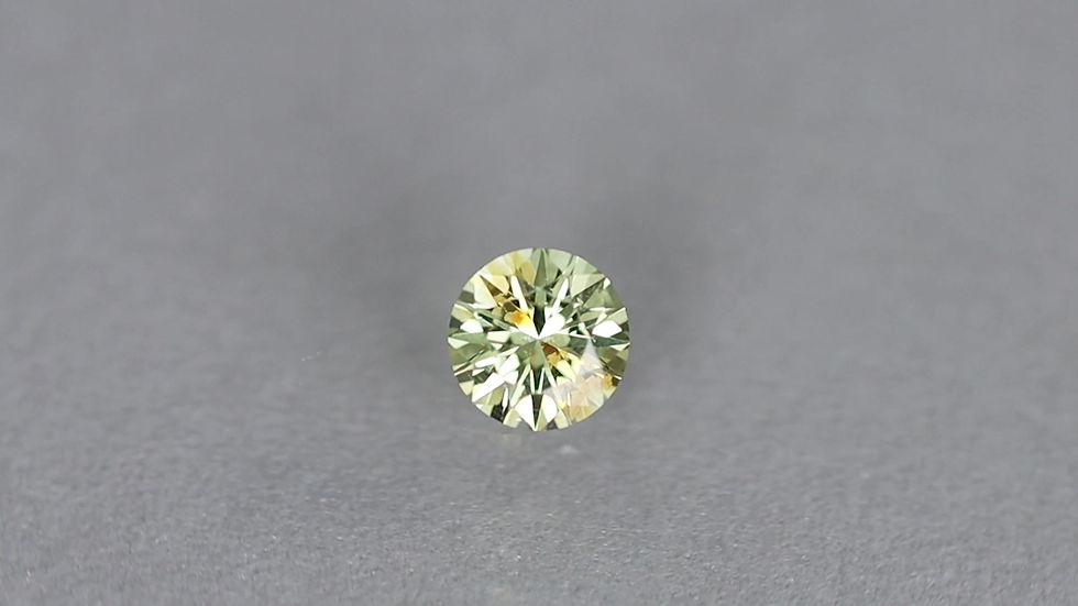 Thumbnail: Round Yellow Montana Sapphire(PSH1032)