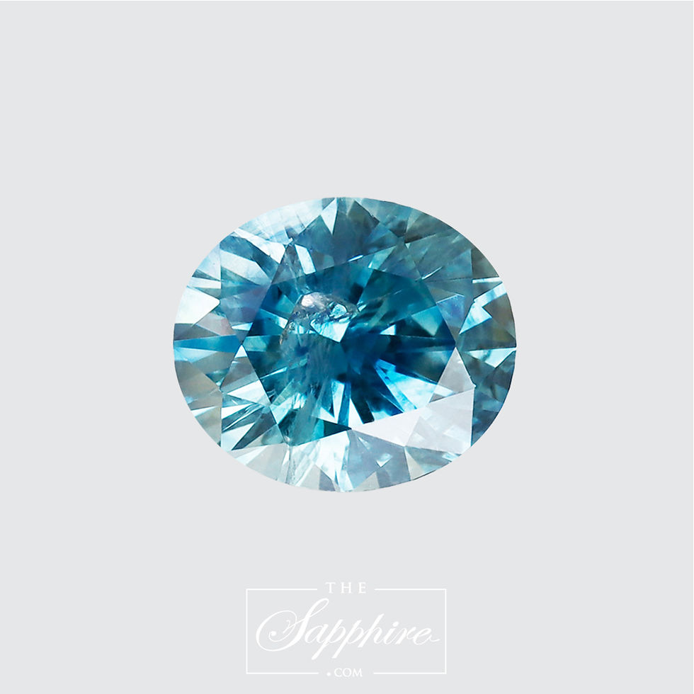 Thumbnail: Oval Greenish Blue Montana Sapphire(PSH1418)