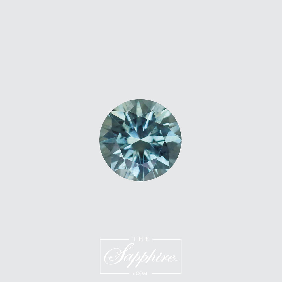 Thumbnail: Round Blue Green Montana Sapphire(PSH0825)