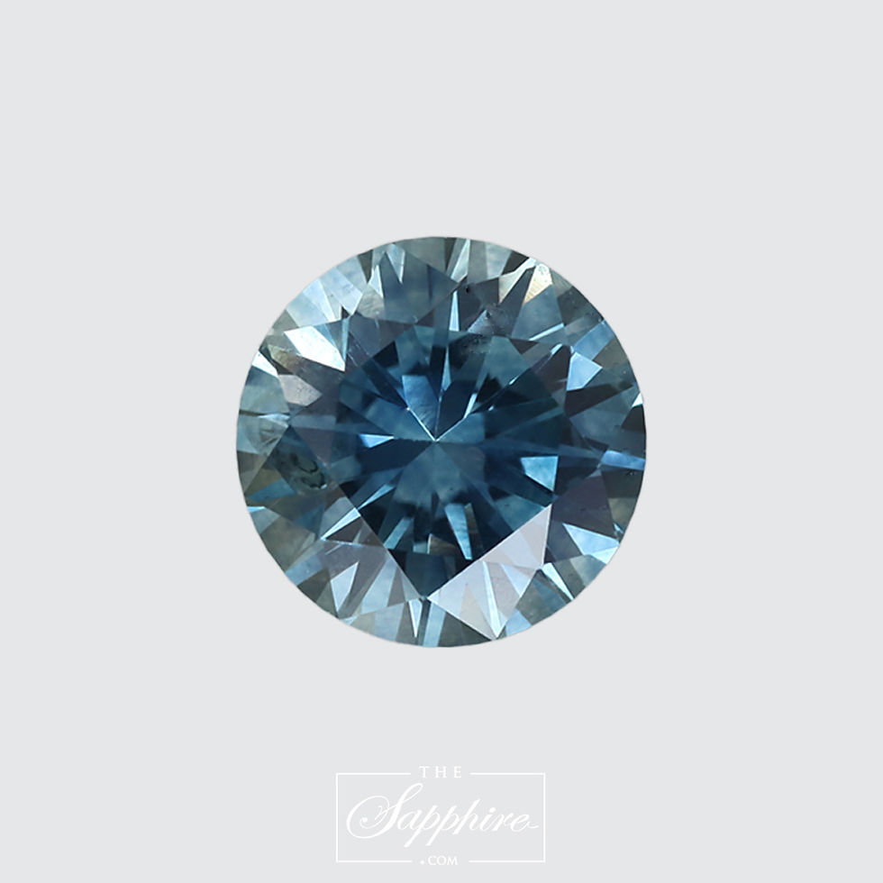 Thumbnail: Round Blue Montana Sapphire (PSH1580)