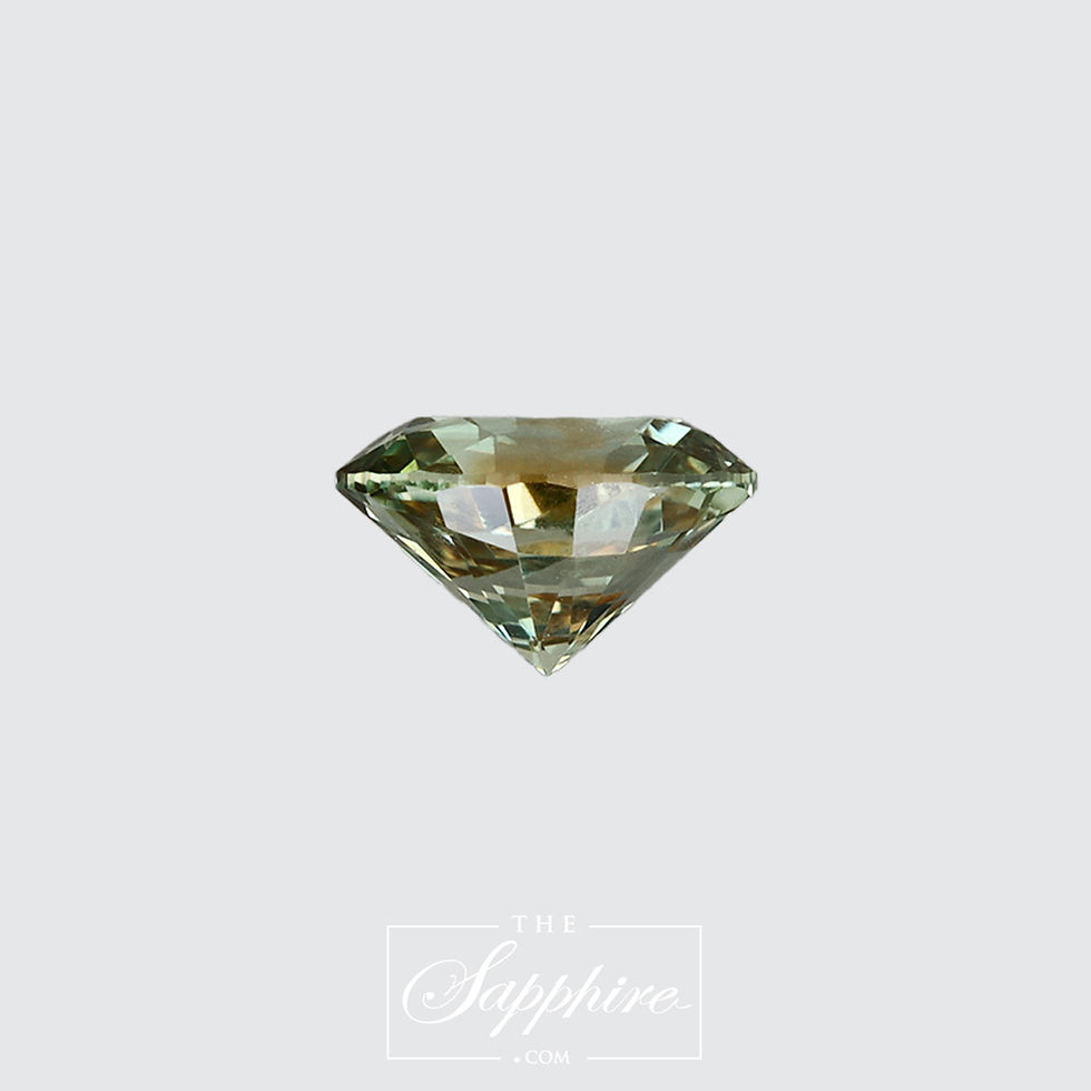 Thumbnail: Oval greenish Yellow Montana Sapphire(PSH1702)