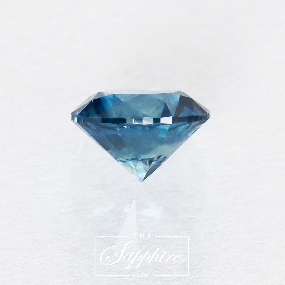 Thumbnail: Round Blue Montana Sapphire (PSH1508)