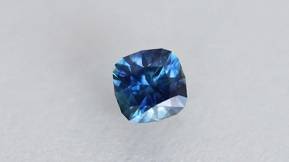 Thumbnail: Antique Cushion Blue Montana Sapphire (PSH1453)
