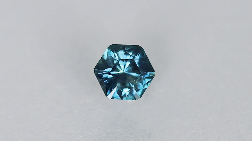 Thumbnail: Hexagon Blue Montana Sapphire(PSH0910)