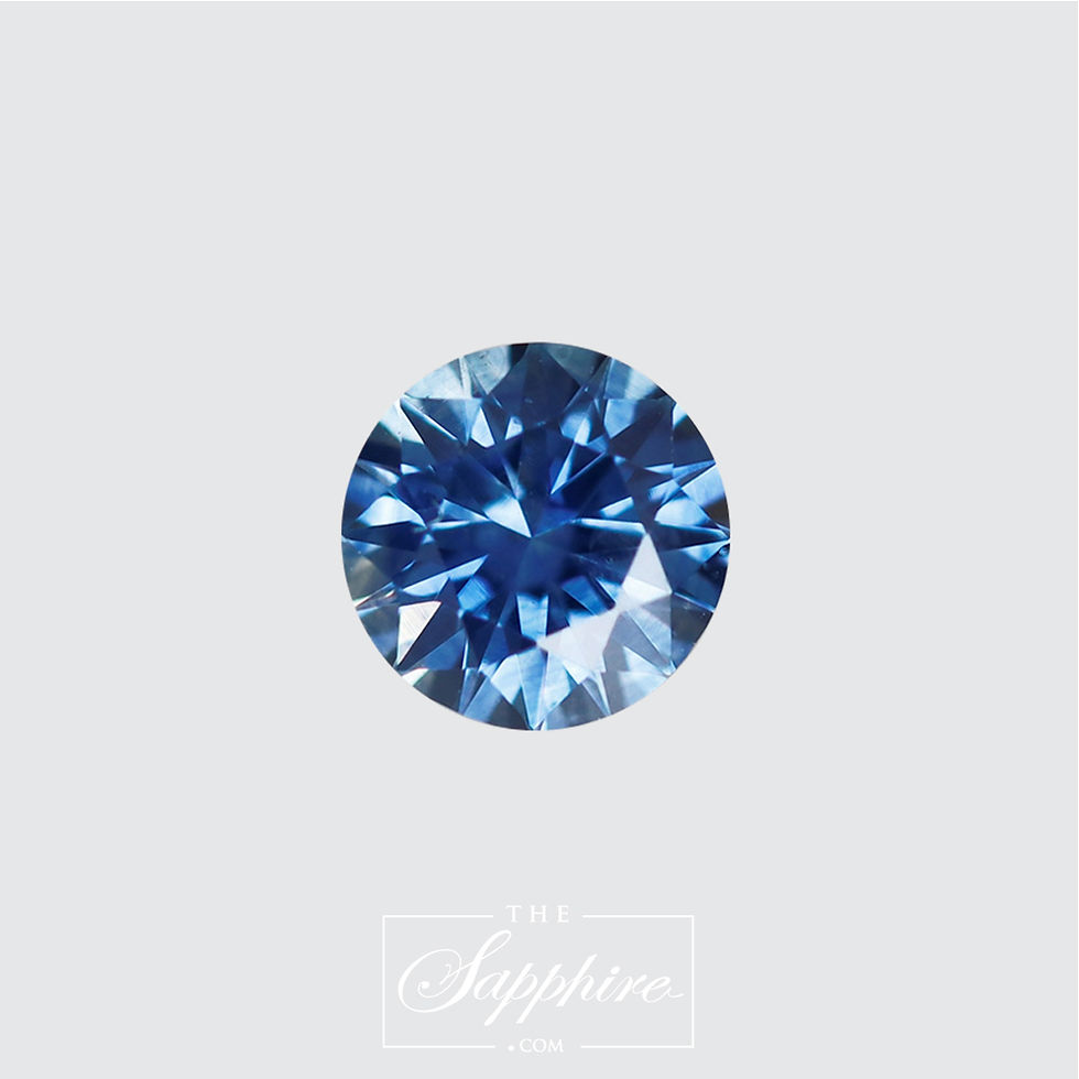 Thumbnail: Round Blue Montana Sapphire(PSH1086)