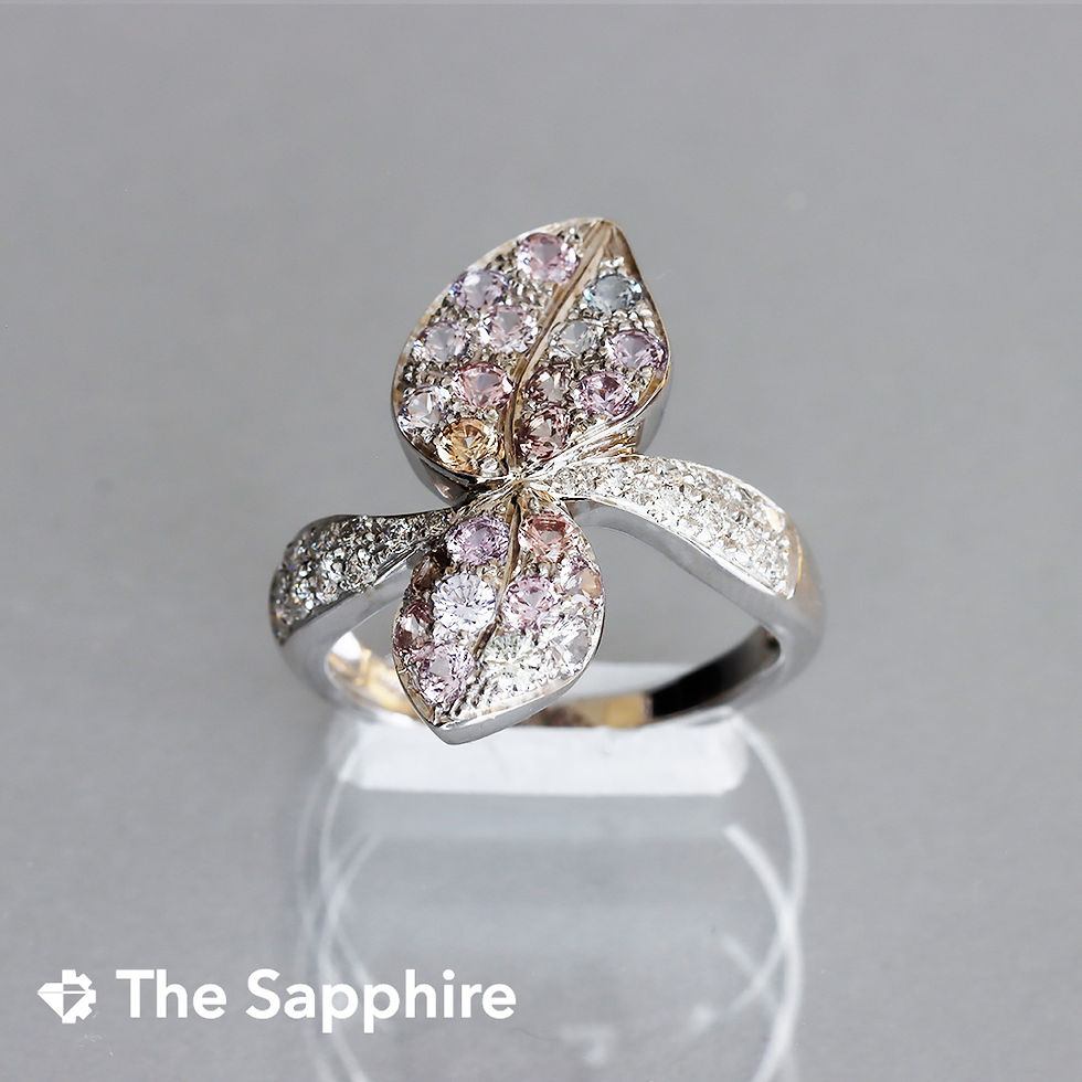 Thumbnail: Pink Leaf Ring (MW0678)