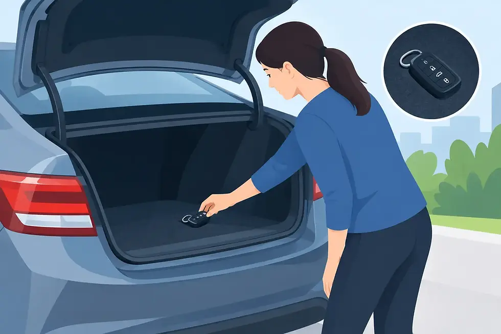 How to Retrieve Keys From Trunk Without Damage