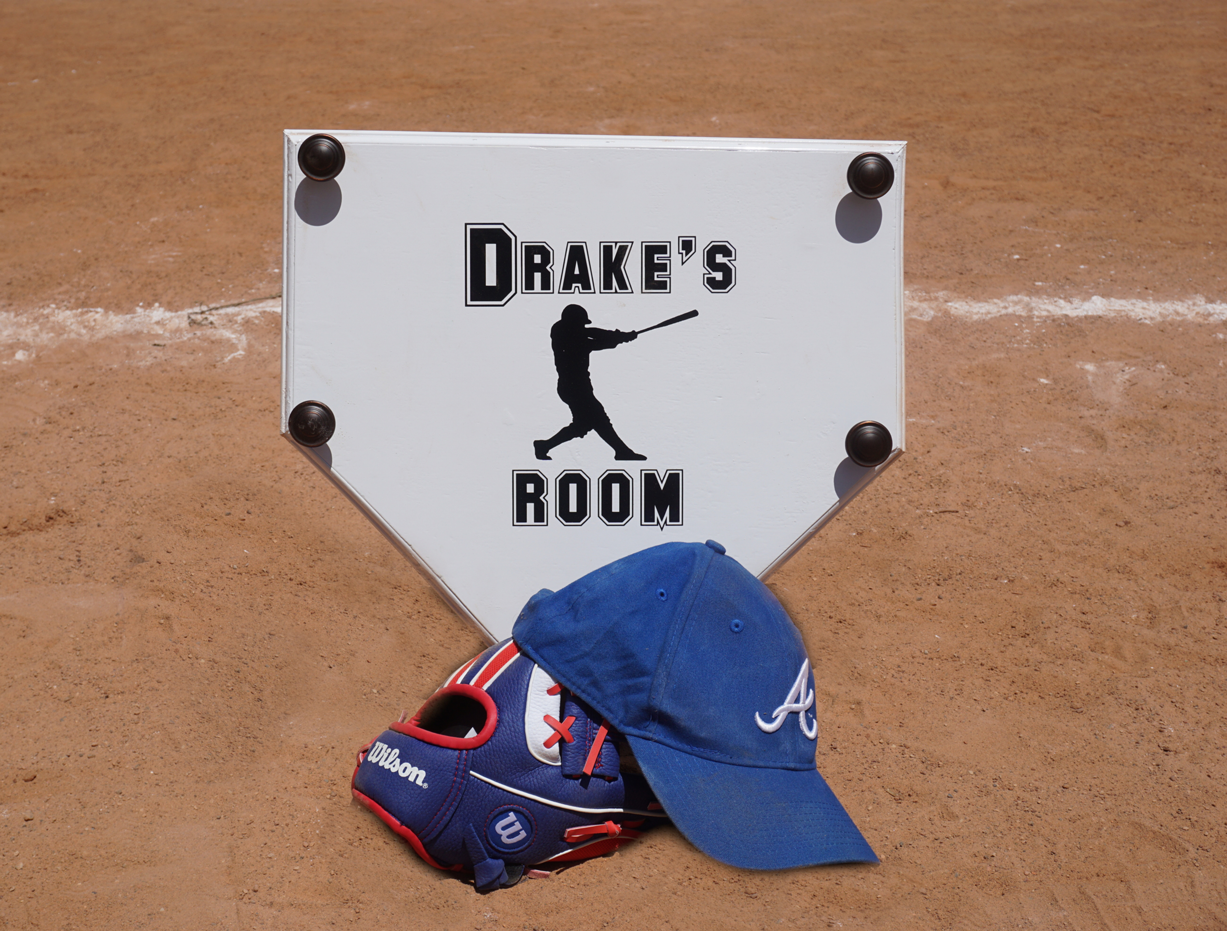Home Plate Hat Rack