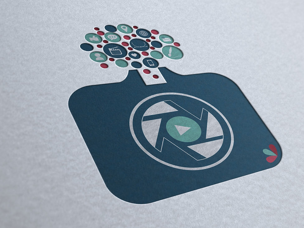 Dahilmoon Logo on press