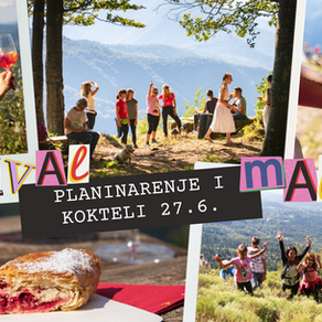 Subota, 27. lipanj: Planinarenje i kokteli - festival malina
