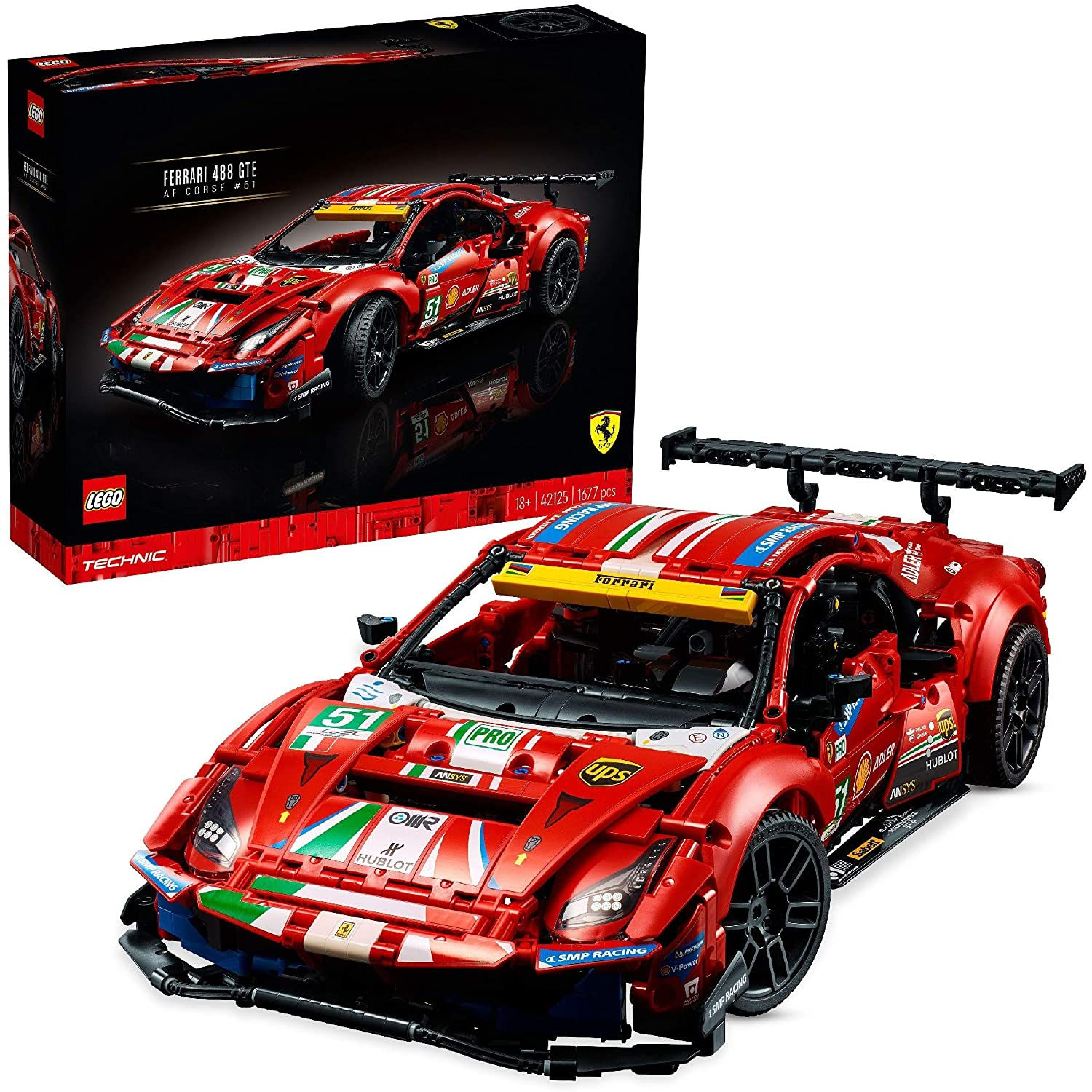42125 Technic Ferrari 488 GTE AF Corse #51