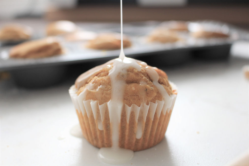 Lemon Poppyseed Cupcakes with Sugar Glaze