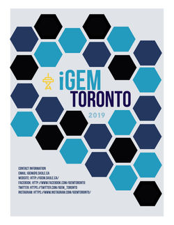 iGEM Toronto Sponsorship Package - Back 