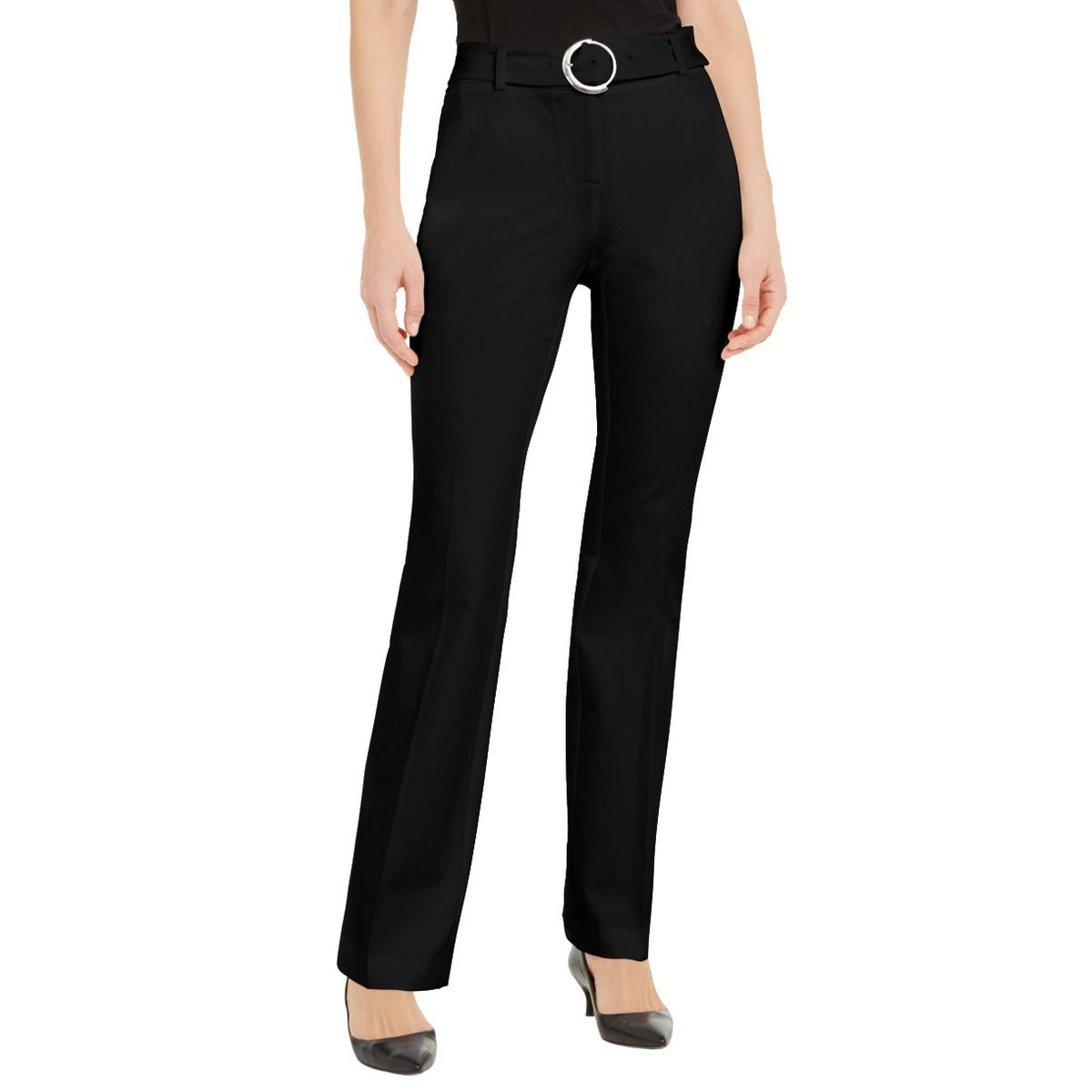 ALFANI NEW Women's Belted Trouser-leg Wear To Work Dress Pants TEDO