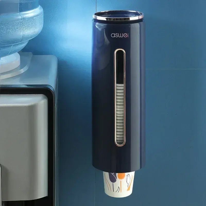Miniatura: Dispenser Automatically Drop Cup Remover Wall Mounted Disposable Paper Cups