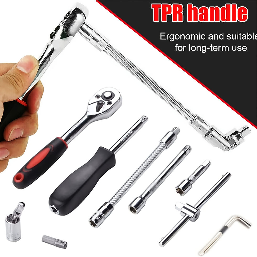 Thumbnail: Advanced Car Repair Kit , Green Toolbox, 46pcs Professional Ratchet Set Professi