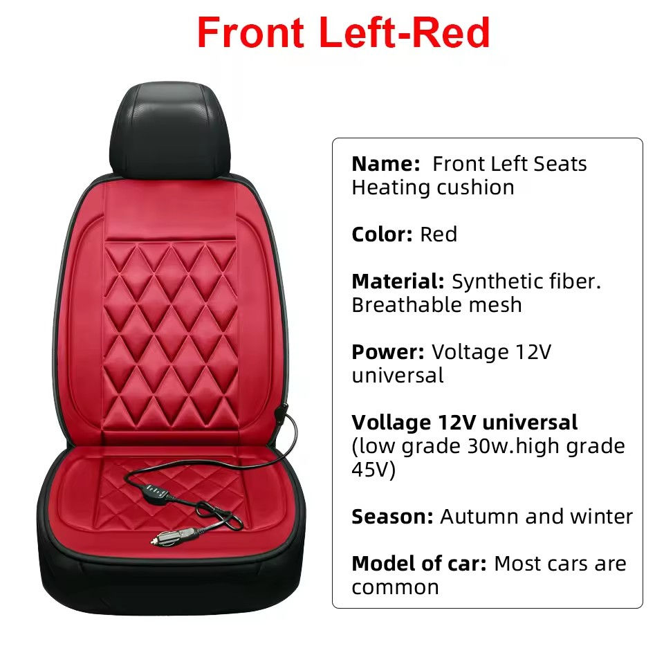 Thumbnail: Car Heated Seat Cushion 12V Vehicle-Mounted Single Seat Electric Heated Pad for 