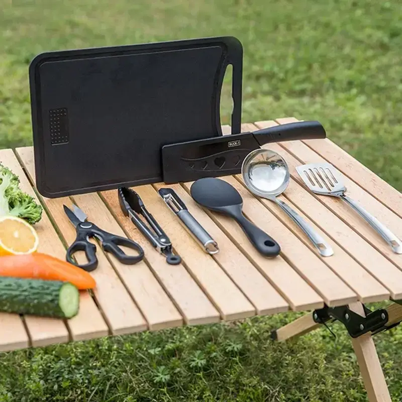 Thumbnail: Outdoor Camping Kitchenware 8-Piece Set Comes with A Full Set of Thickened Cookw