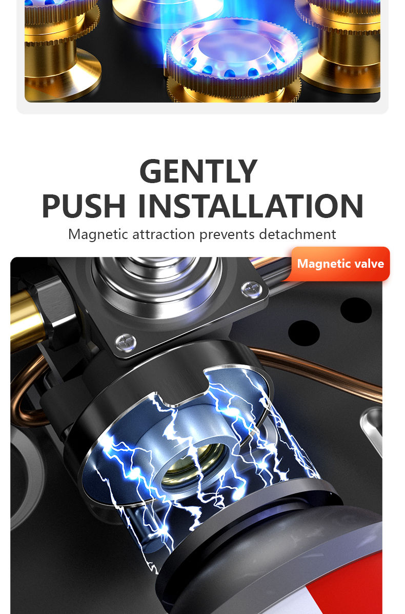 Thumbnail: BISINNA Camping Gas Stove 5800W High Firepower Outdoor Portable Cassette Burner 