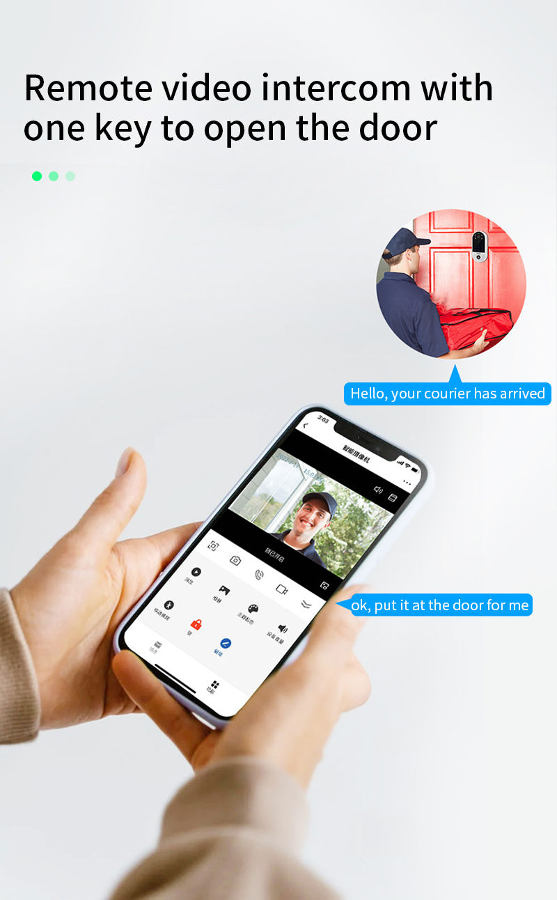 Thumbnail: Wifi Tuya Smart APP Video Door Phone 