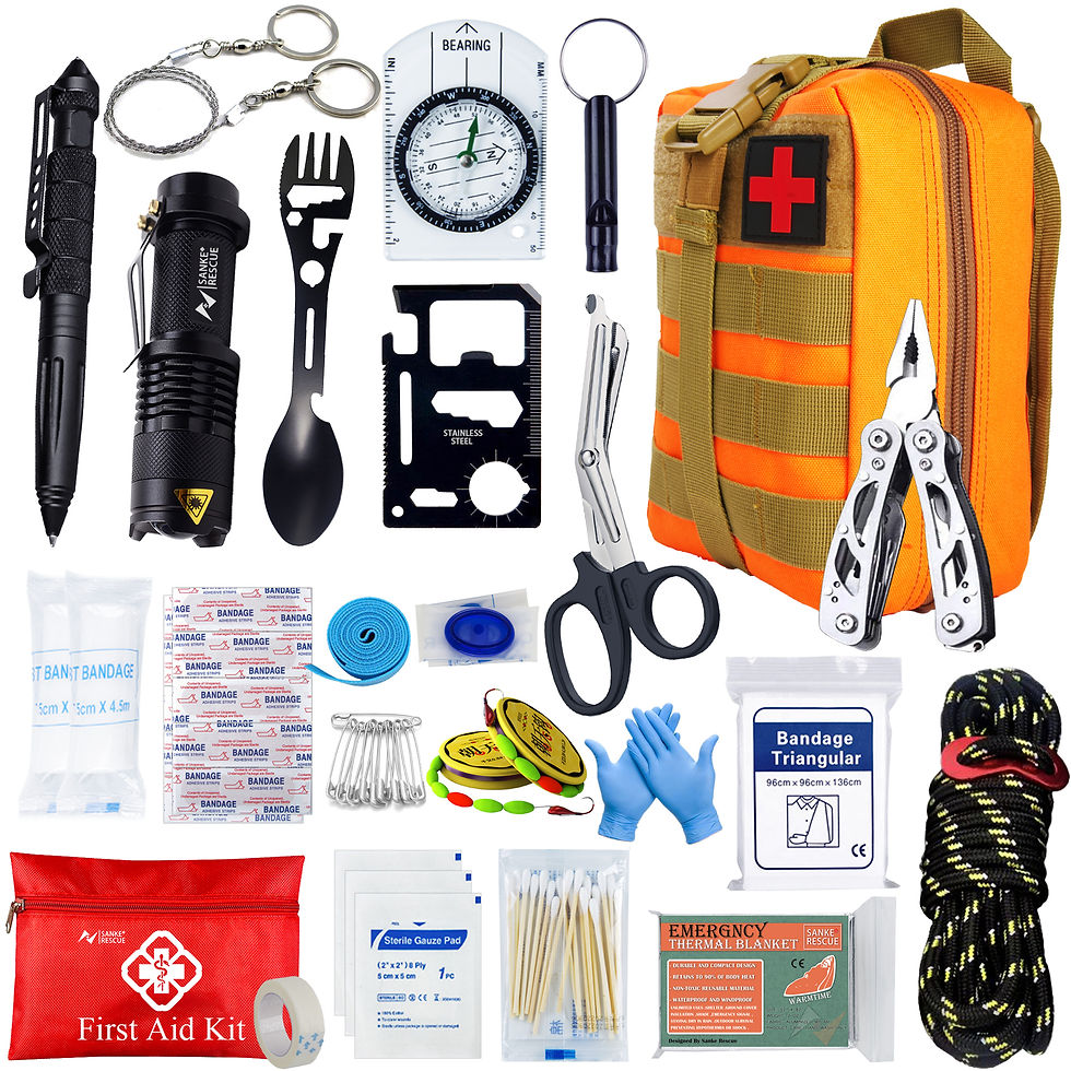 Thumbnail: Survival First Aid Kit Survival Full Set Molle Outdoor Gear Emergency Kits Traum