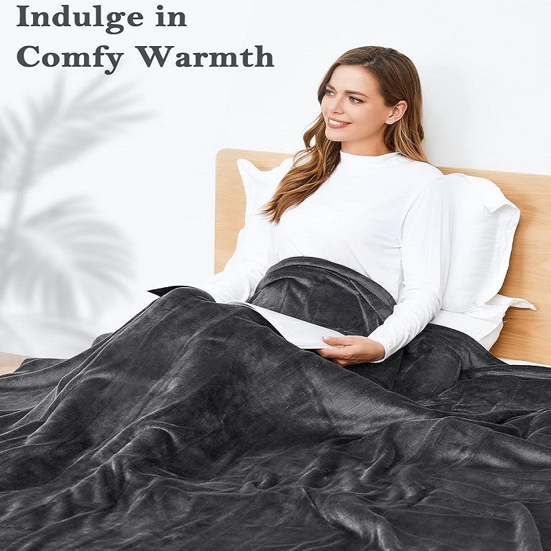 Thumbnail: 50*60inch Heating Blanket-Electric Blanket,Soft Heated Throw Blanket with 6 Heat