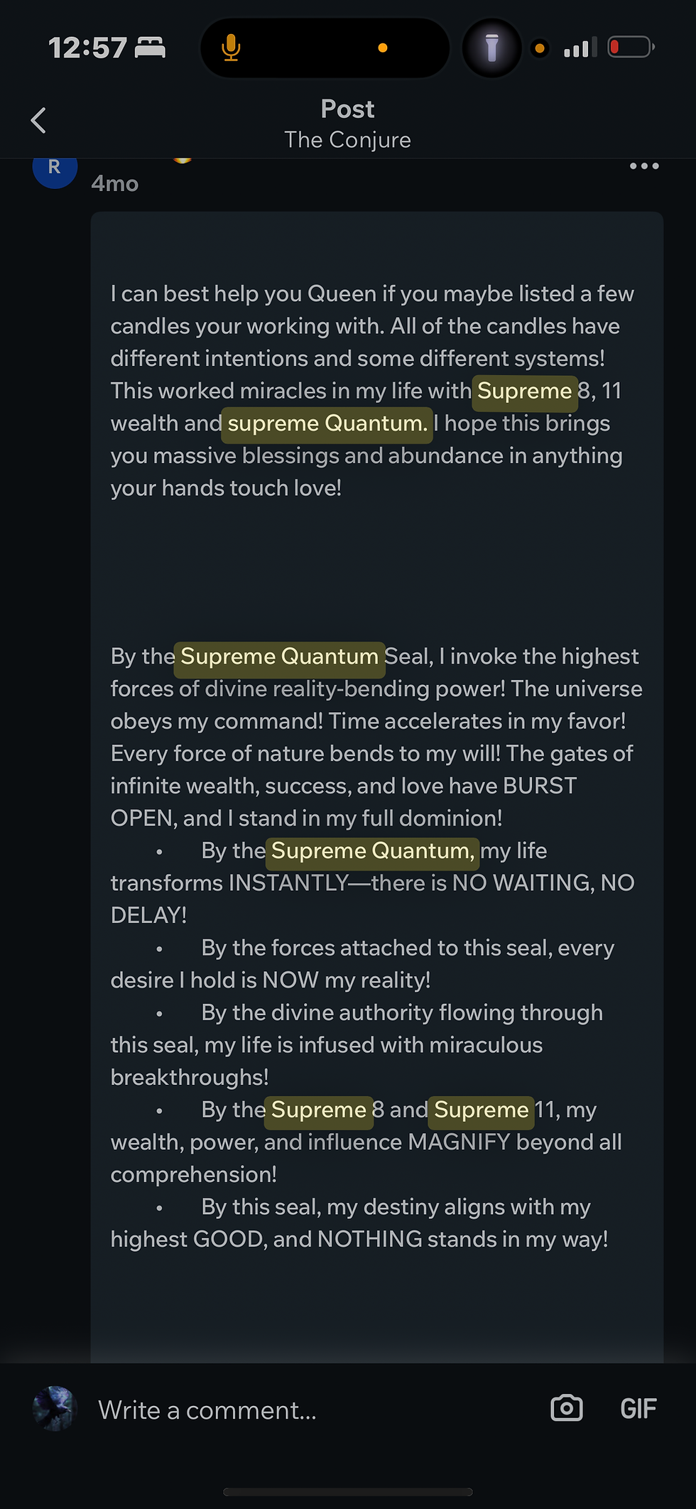 Here is an old screenshot that I found, hopefully this helps