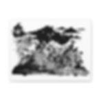 Thumbnail: Wall canvas - shelf life 3 b/w