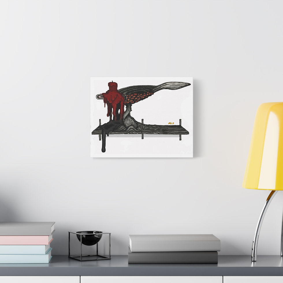 Thumbnail:  Wall Art Canvas - shelf life 1