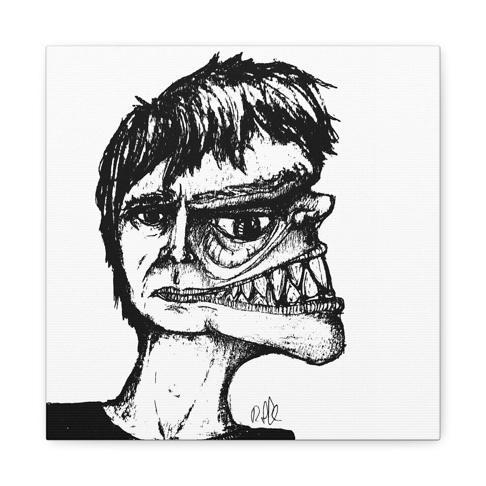 Thumbnail: Two Face 4 wall canvas 