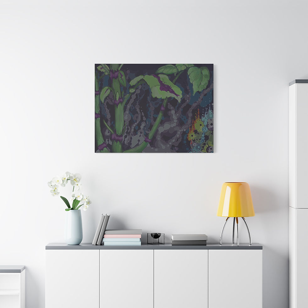Thumbnail: coleus artwork wall canvas 