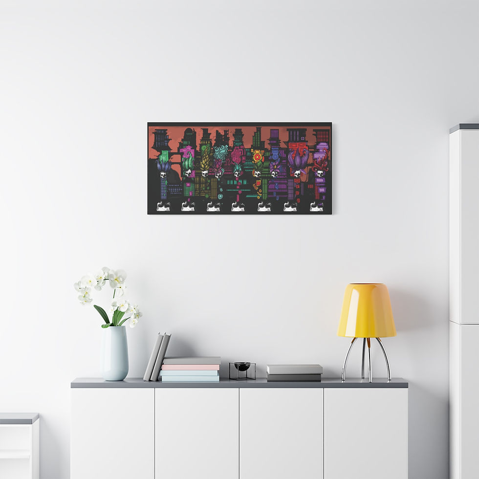 Thumbnail: skull city canvas 