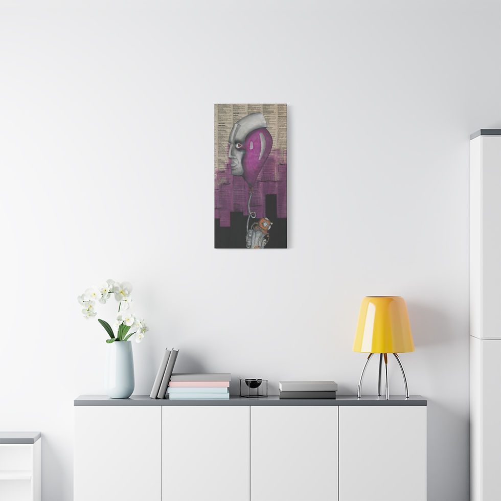 Thumbnail:  Wall Art Canvas - 2008 city 2