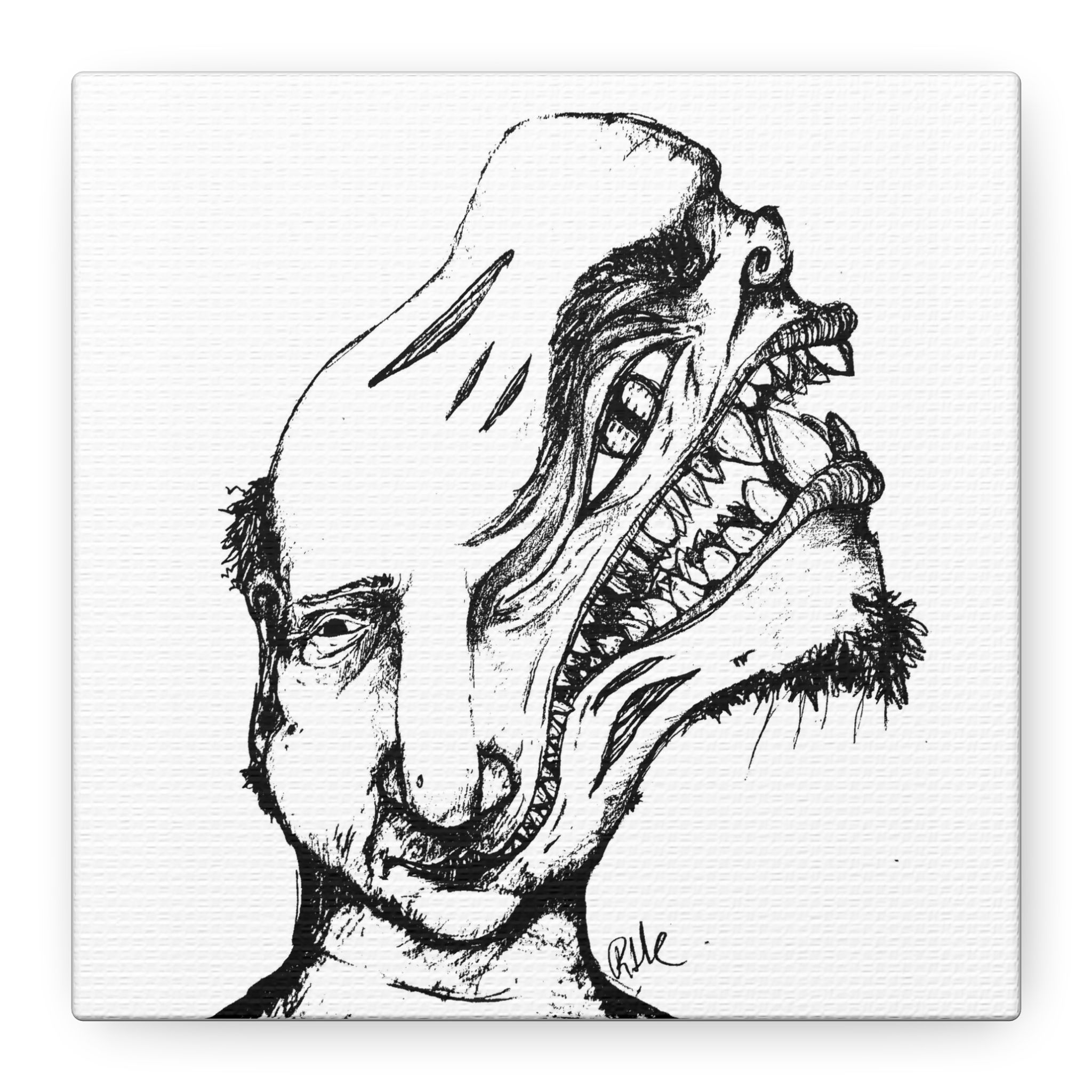 Two Face 2 wall canvas 