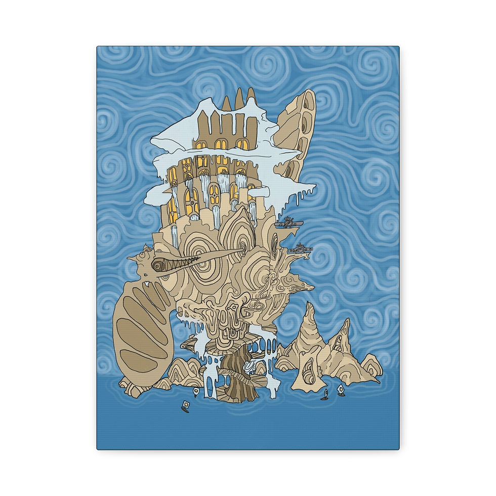 Thumbnail:  Canvas Wall Decor -Ocean of Screws