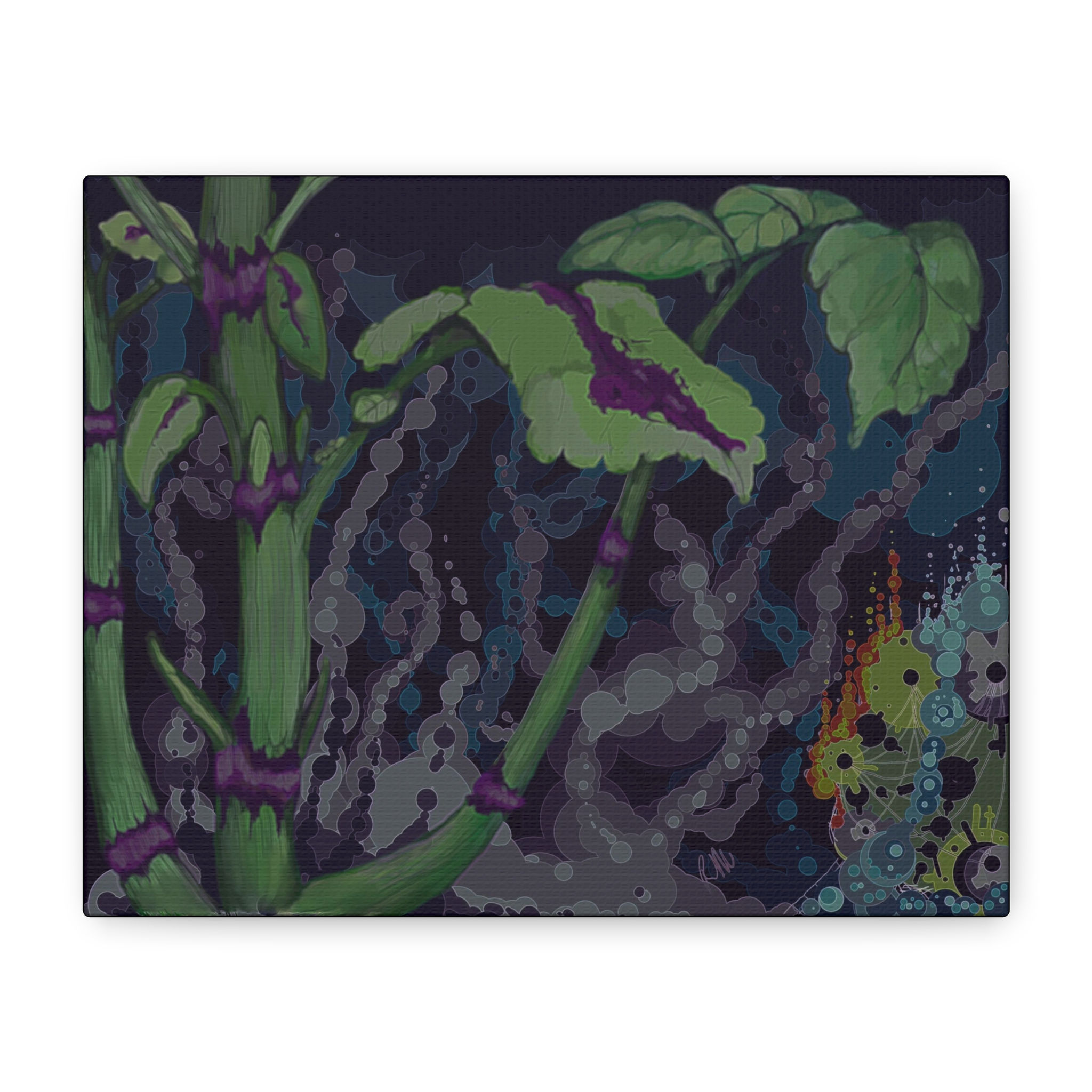 coleus artwork wall canvas 