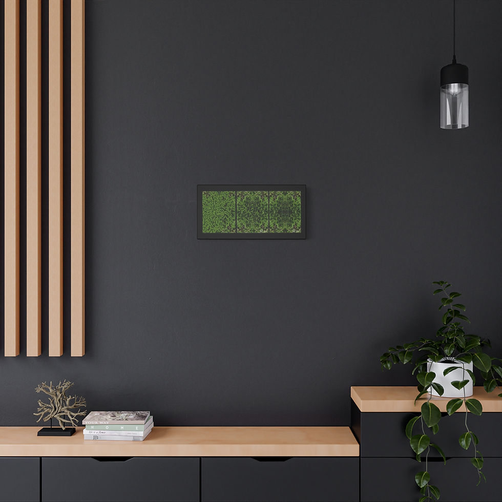 Thumbnail: psychedelic moss wall canvas