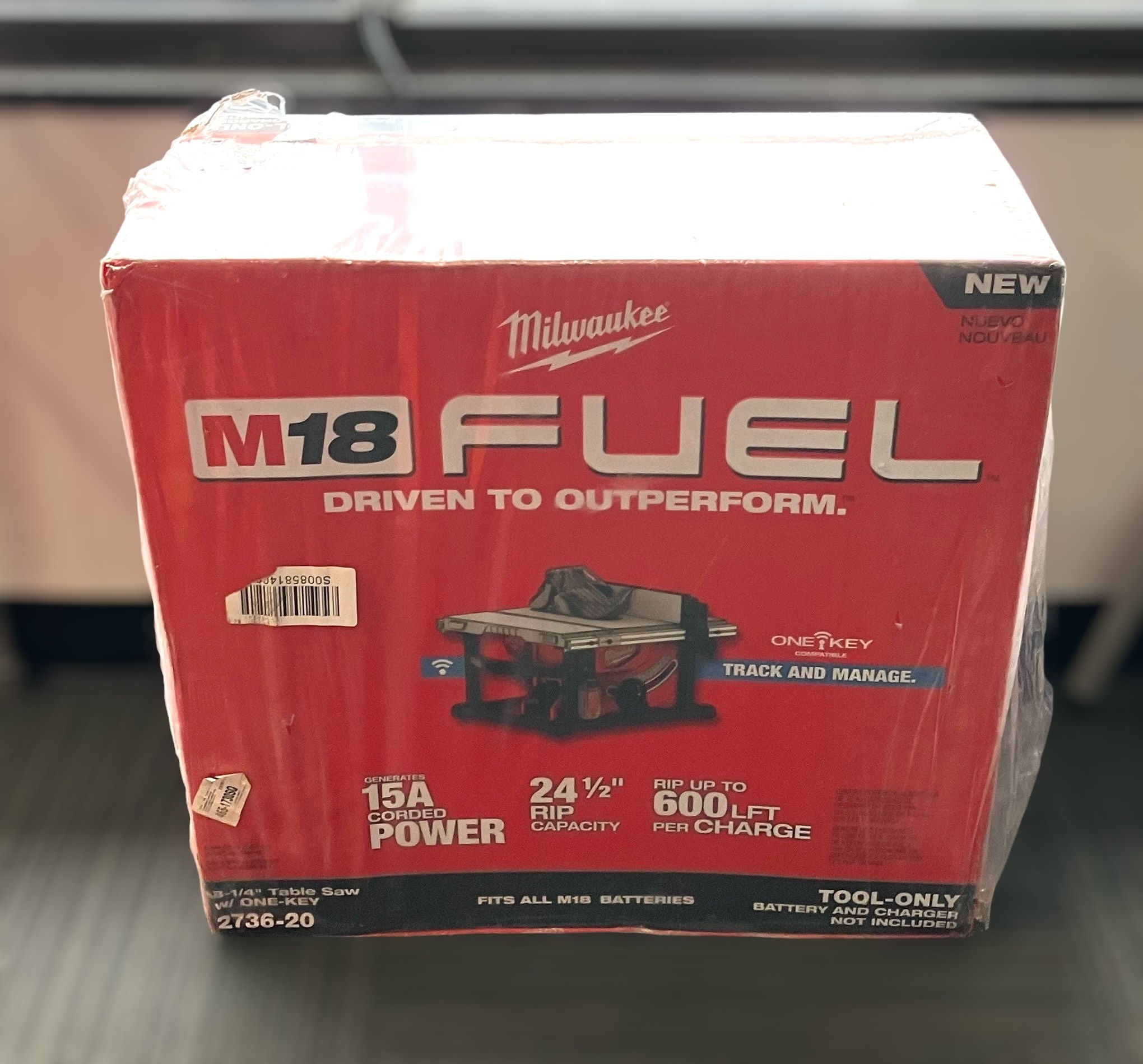 Miwaukee 2736-20 M18 Fuel One-Key Table Saw - Bare Tool