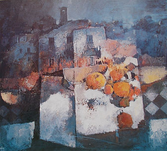 Notte a Chiari 100x90 Acrilic on pressed