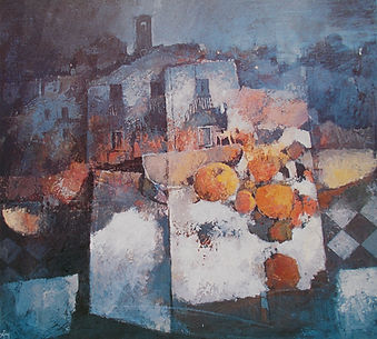Notte a Chiari 100x90 Acrilic on pressed